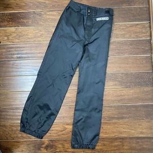 Vintage 80's Slalom Ski Wear Black Pant  Sz 32"